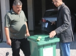 Dostavlanje kontejneri za smeče - Elez Han -  Oktobar 2012