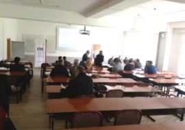 Presentation of Report and singing of MoU between EYE and University of “Haxhi Zeka”